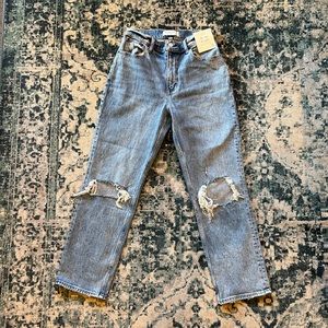 90s Ultra High Rise Straight Jeans - Abercrombie and Fitch Womens